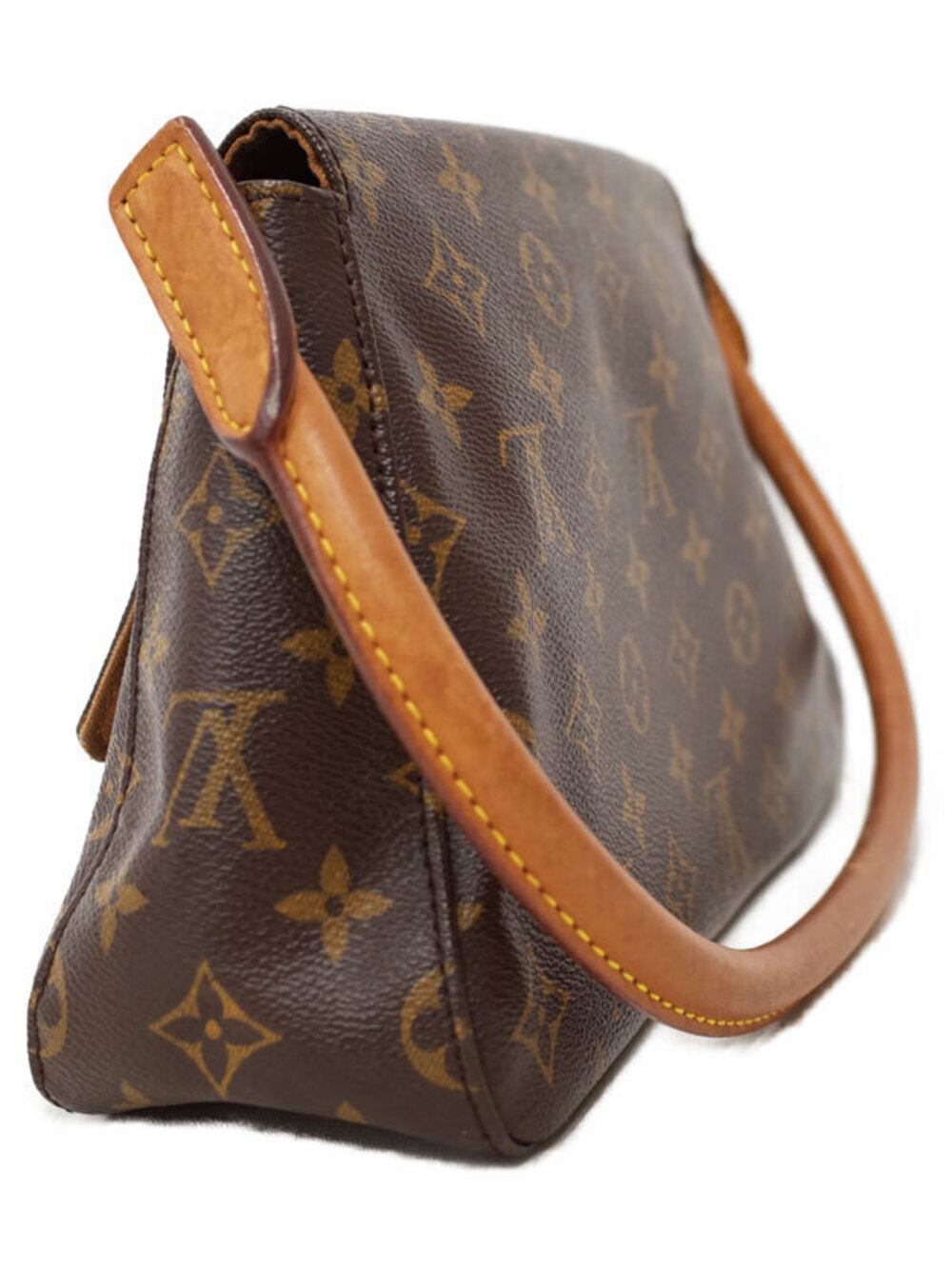 Louis Vuitton Looping Monogram Hobo Bag Brown